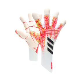Вратарские перчатки adidas Predator 20 Pro Hybrid Promo White/Pop #grai.com.ua