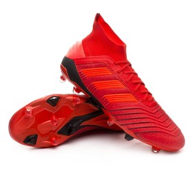Бутсы adidas Predator 19.1 FG/AG Active Red/Solar Red/Core Black #grai.com.ua
