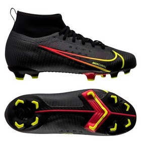 Детские бутсы Nike Mercurial Superfly 8 Pro FG Black/Cyber Yellow/Off Noir #grai.com.ua
