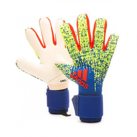 Вратарские перчатки adidas Predator Pro Powercontrol Yellow/Blue/Red #grai.com.ua