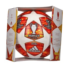 Футбольный мяч adidas Champions League 2019 Final Madrid OMB White/Red #grai.com.ua