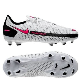 Детские бутсы Nike Phantom GT Academy MG White/Pink Blast/Black #grai.com.ua