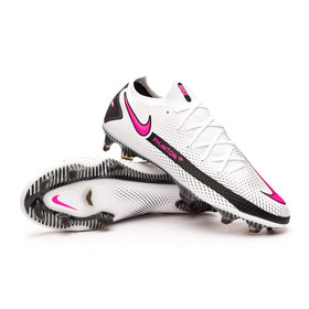 Бутсы Nike Phantom GT Elite FG White/Pink Blast/Black #grai.com.ua