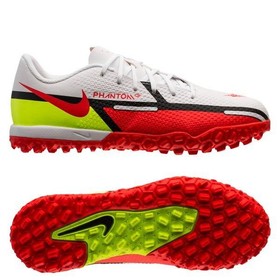 Детские сороконожки Nike Phantom GT 2 Academy TF White/Bright Crimson/Volt #grai.com.ua