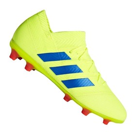 Детские бутсы adidas Nemeziz 18.1 FG/AG Yellow/Blue #grai.com.ua