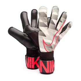Вратарские перчатки Nike Grip 3 GK White/Black/Laser Crimson #grai.com.ua