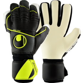 Воротарські рукавички Uhlsport Supersoft HN Flex Frame Black/Fluo Yellow
