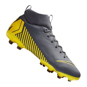 Детские бутсы Nike Mercurial Superfly VI Academy MG Dark Grey/Yellow #grai.com.ua