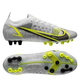 Бутсы Nike Mercurial Vapor 14 Elite AG-PRO White/Black/Metallic Silver/Volt #grai.com.ua