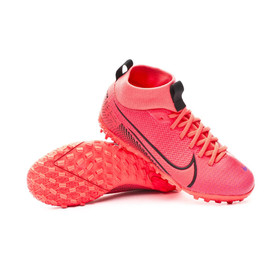 Детские сороконожки Nike Mercurial Superfly VII Academy TF Crimson/Black #grai.com.ua