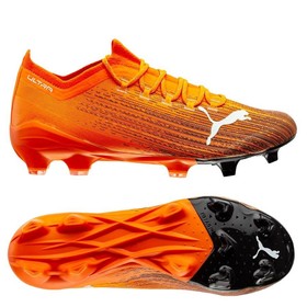 Бутсы PUMA ULTRA 1.1 FG/AG Shocking Orange/Puma Black #grai.com.ua