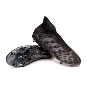 Бутсы adidas Predator 19+ FG/AG Black/Black #grai.com.ua