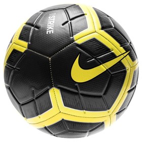 Футбольный мяч Nike Strike Black/Yellow #grai.com.ua