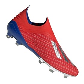 Бутсы adidas X 18+ FG/AG Red/Silver/Blue #grai.com.ua