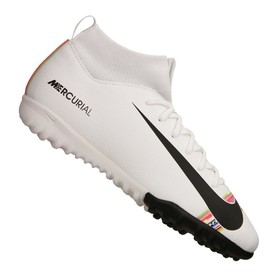 Детские сороконожки Nike Mercurial Superfly VI Academy TF Platinum/Black/White Детские сороконожки Nike Mercurial Superfly VI Academy TF Platinum/Black/White