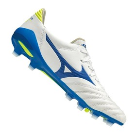 Бутсы Mizuno Morelia Neo II MD FG White/Blue #grai.com.ua