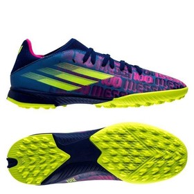 Детские сороконожки adidas X Speedflow Messi.3 TF Victory Blue/Shock Pink/Solar Yellow #grai.com.ua