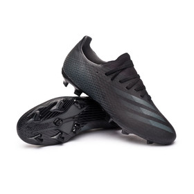 Бутсы Adidas X Ghosted.3 FG/AG Core Black/Grey Six #grai.com.ua