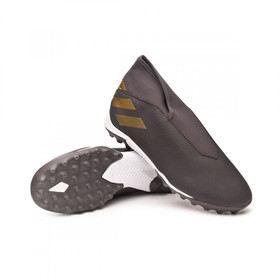 Сороконожки adidas Nemeziz Tango 19.3 TF Laceless Black/Gold #grai.com.ua