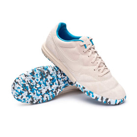 Футзалки Nike Tiempo Premier II Sala Oatmeal/Laser Blue #grai.com.ua