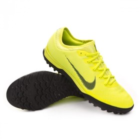 Сороконожки Nike Mercurial VaporX XII Pro TF Lime/Black #grai.com.ua