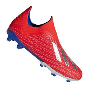 Детские бутсы adidas X 18+ FG/AG Red/Silver/Blue #grai.com.ua