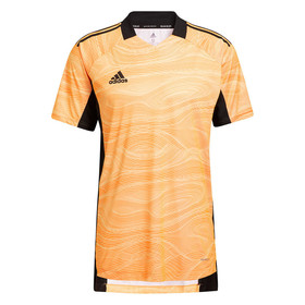 Вратарская футболка Adidas Condivo 21 GK Acid Orange/Black #grai.com.ua