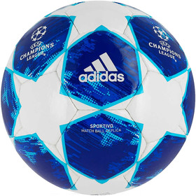 Футбольный мяч adidas Champions League 2018 Finale Sportivo White/Blue #grai.com.ua