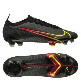 Бутсы Nike Mercurial Vapor 14 Elite FG Black/Cyber Yellow/Off Noir #grai.com.ua