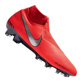 Бутсы Nike Phantom Vision Elite DF FG Crimson/Silver #grai.com.ua