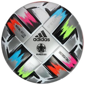 Футбольный мяч adidas Uniforia Final League EURO 2020 Silver Metallic/Black/Solar Red #grai.com.ua