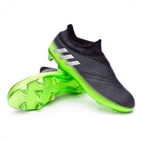 Бутсы Adidas Messi 16+ Pureagility FG Dark Grey/Silver/Green #grai.com.ua