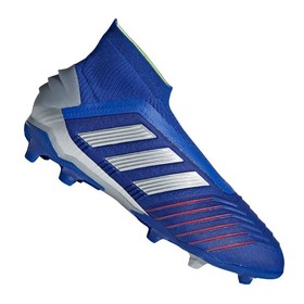 Детские бутсы adidas Predator 19+ FG/AG Blue/Silver/Red #grai.com.ua