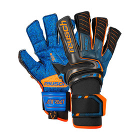 Вратарские перчатки Reusch Attrakt G3 Fusion Goaliator Black/Orange/Blue #grai.com.ua