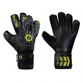 Детские вратарские перчатки Elite Sport Vibora 18/19 Black/Yellow #grai.com.ua