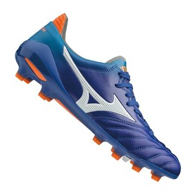 Бутсы Mizuno Morelia Neo II Made in Japan FG Blue/White/Orange #grai.com.ua