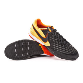 Футзалки Nike React Tiempo Legend VIII Pro IC Dark Smoke Grey/White/Laser Orange #grai.com.ua