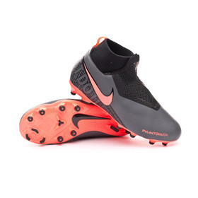 Детские бутсы Nike Phantom Vision Academy DF MG Dark Grey/Mango/Black #grai.com.ua