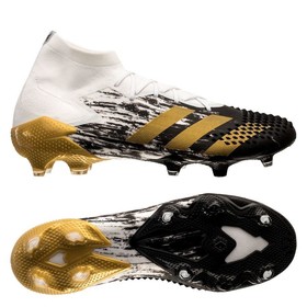 Бутсы adidas Predator 20.1 FG White/Gold Metallic/Black #grai.com.ua
