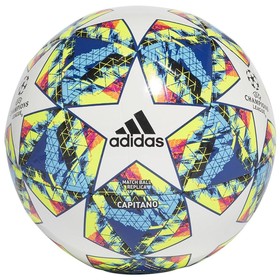 Футбольный мяч adidas UCL Finale 2020 Capitano White/Bright Cyan/Solar Yellow/Shock Pink #grai.com.ua