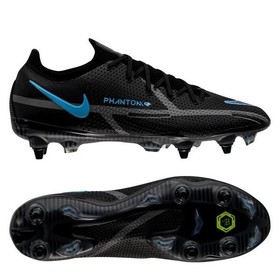 Бутсы Nike Phantom GT 2 Elite SG-PRO Anti-Clog Black/Iron Grey #grai.com.ua