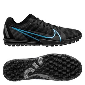 Сороконожки Nike Mercurial Zoom Vapor 14 Pro TF Black/Iron Grey/University Blue #grai.com.ua