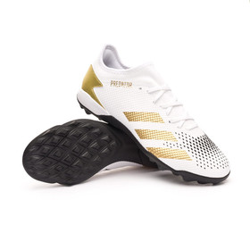 Сороконожки adidas Predator 20.3 Low TF Footwear White/Gold Metallic/Core Black #grai.com.ua