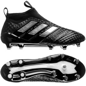 Бутсы Adidas ACE 17+ PureControl Boost FG/AG Core Black/Feather White #grai.com.ua