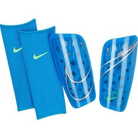 Футбольные щитки Nike Mercurial Lite Blue #grai.com.ua