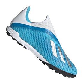 Сороконожки adidas X 19.3 TF Laceless Bright Cyan/Silver Сороконожки adidas X 19.3 TF Laceless Bright Cyan/Silver