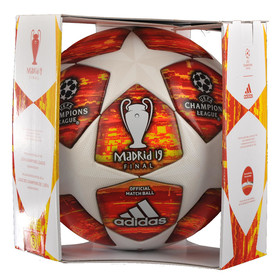 Футбольный мяч adidas Champions League 2019 Final Madrid OMB White/Red Футбольный мяч adidas Champions League 2019 Final Madrid OMB White/Red