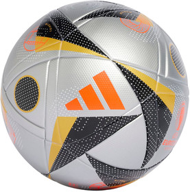 Футбольний м'яч Adidas Fussballliebe Euro 24 Finale LEGUA Silver Metallic/Gold Metallic/Black/Solar Red