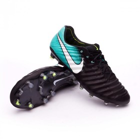 Детские бутсы Nike Tiempo Legend VII ACC FG Black/White #grai.com.ua