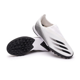 Детские сороконожки Adidas X Ghosted.3 LL TF White/Core Black/White #grai.com.ua